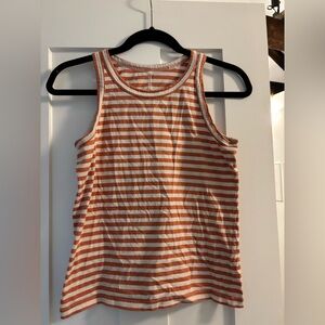Everlane striped fitted tank